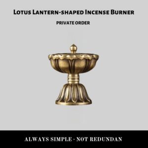 Lotus Lantern-shaped Incense Burner